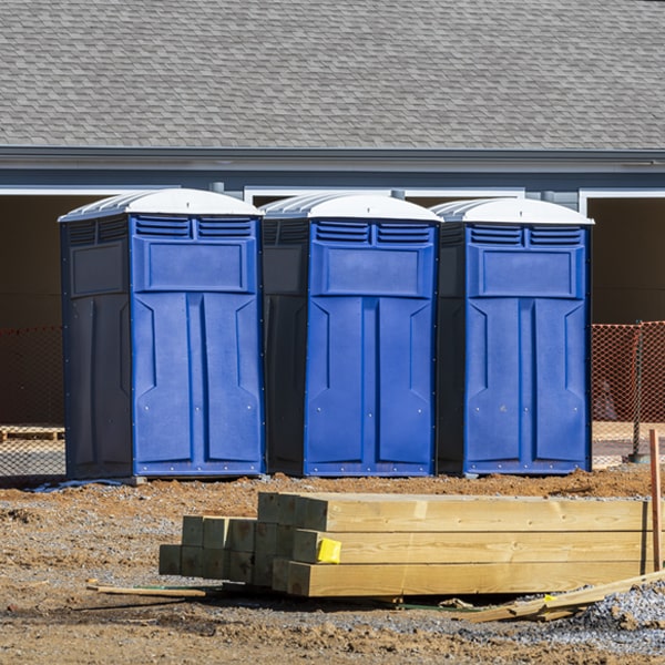 is there a specific order in which to place multiple portable restrooms in Linville North Carolina